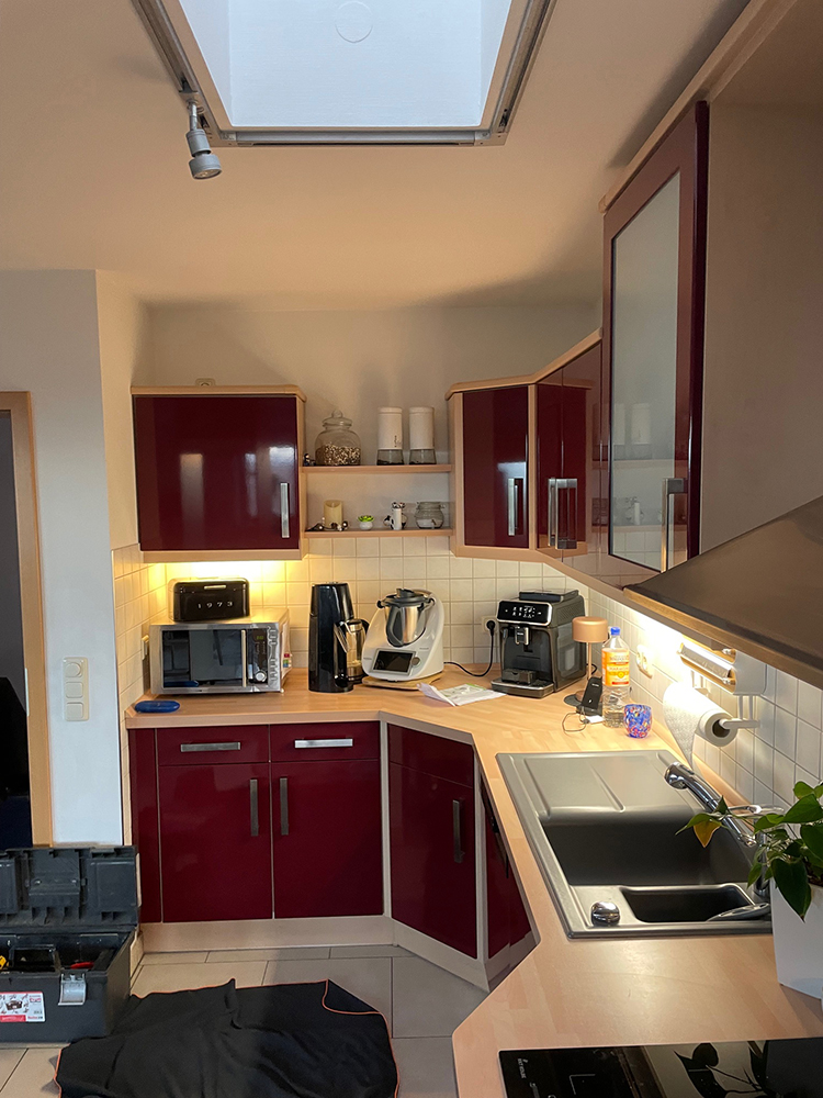  Küchenumbau - neue Fronten, neue Rückwand 