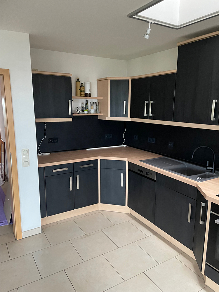  Küchenumbau - neue Fronten, neue Rückwand 